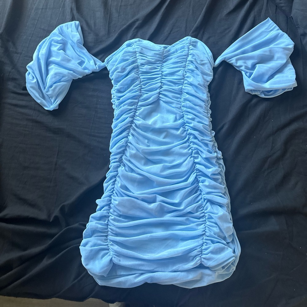 Blue Mini Dress XS